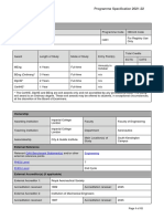 ProgSpec H401 MEng Aeronautical Engineering 2021 22