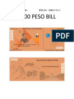 2000 Peso Bill Activity