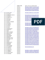 Ca SB 272 Database Catalogs - Updated 10-10-16