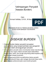Beban Ketimpangan Penyakit Infeksi (Disease Burden) VI