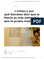 Critón Artículo Breve