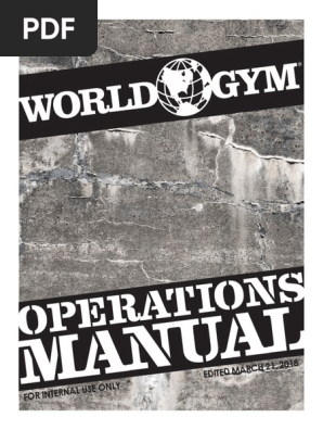 operations manual GYM