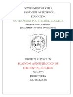 Planning and Estimation of Residential Building