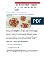 Causas, síntomas y tratamiento de las infecciones virales