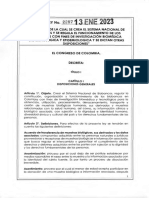 Ley 2287 Del 13 de Enero de 2023 Biobancos