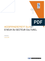 Accompagnement DLA Et Enjeux Du Secteur Culturel 2016 - 2017