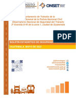 Boletín Estadístico Seguridad - Transito - MAYO 2022