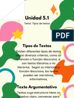 Los Tipos de Textos