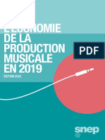 L'économie de la production musicale en 2019 SNEP