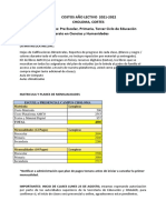 INFORMACION (Preliminar) MATRICULA 2020-2021