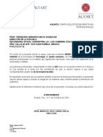 Carta Solicitud Practicas Profesionales