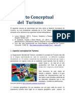 Aspecto conceptual del turismo en