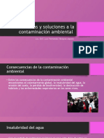 Consecuencias y Soluciones A La Contaminación Ambiental