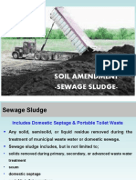 Soil Amendment - Sewage Sludge