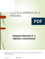 Cálculo diferencial e integral: Límites y continuidad