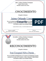 Formato de Reconocimientos en Power Point