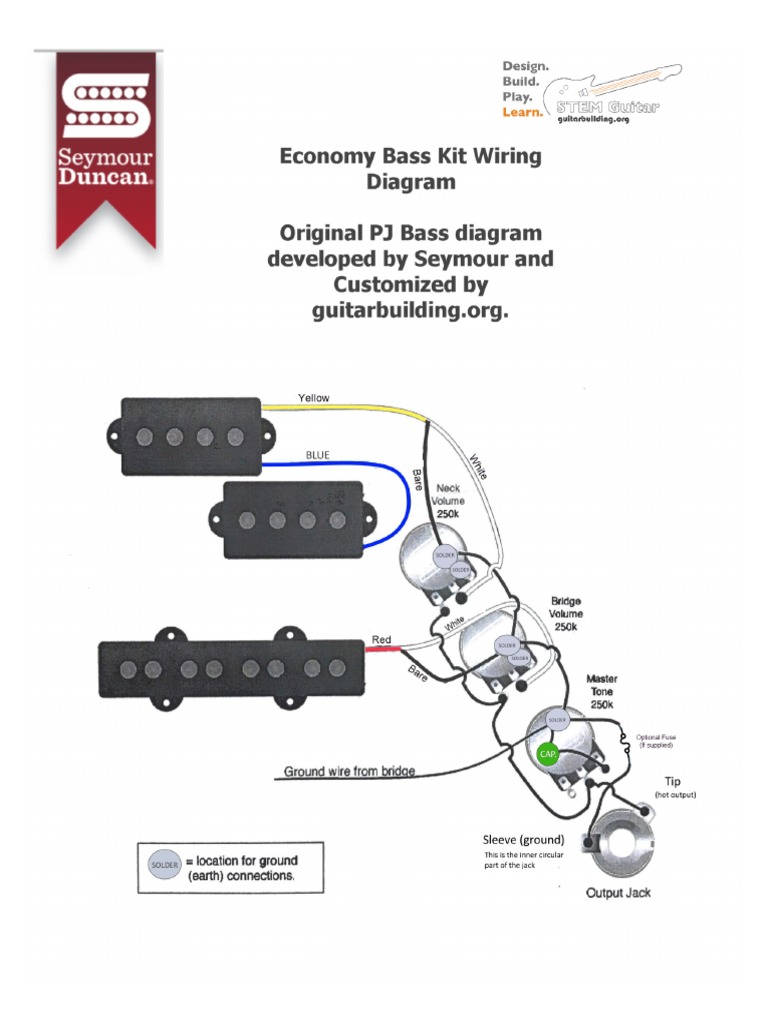 Econo PJ Bass Wiring Diagram | PDF