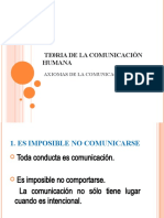 Axiomas de La Comunicación