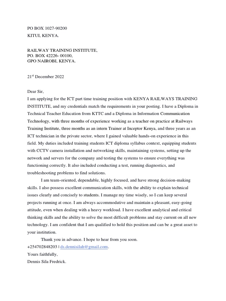 Cover Letter Rti Pdf