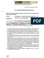 Oficio Múltiple #153 - 2022 - Precisiones y Alcances para La Implementación de La Directiva #17-2022-Grh-Grds-Dre-Dgp.