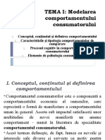 TEMA 1 - Modelarea Comportamentului Consumatorului