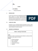 Sílabo Liderazgo Empresarial