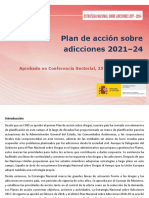 Plan de Acción Sobre Adicciones 2021-24