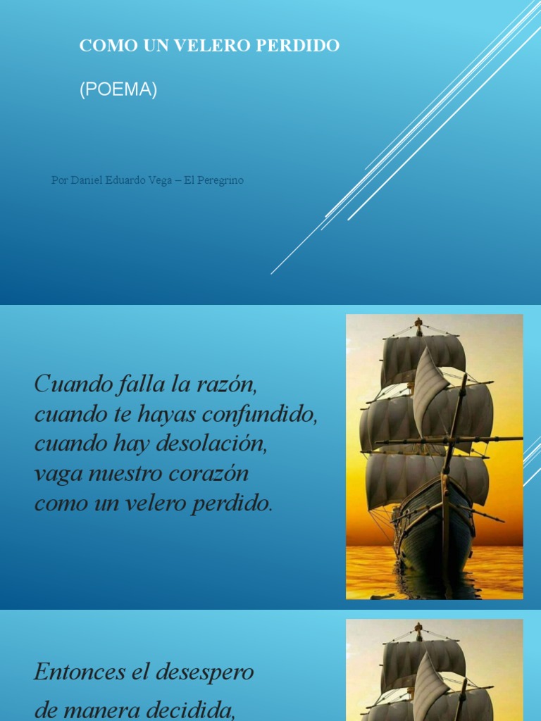 Como Un Velero Perdido - Poema | PDF