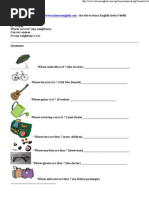 Possessive Case Exercises