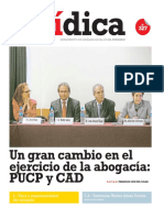 JURIDICA - 327 Ejercicio de La Abogacía, PUCP y CAD - Etica Del Abogado - Entrevista A Walter Albán Peralta