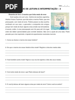 O Menino Que Tinha Medo de Errar | PDF