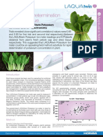 Application Note Potassium in Plant Tissue