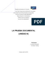 La Prueba Documental D.P.