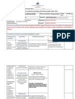 Esquema de Planificacion de Gimnasia