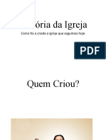 História Da Igreja