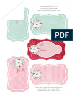 Printable Christmas Tags From Shabby Art Boutique