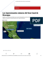 Los Impresionantes Números Del Gran Canal de Nicaragua