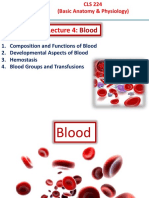 Blood Physiology-Lecture 4