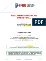 1a. Reglement Officiel Du Basketball 2022 - Version Francaise - Bvr -2023!01!12