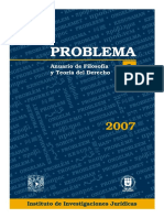 Problema 1 - Anuario de Filosofía y Teoría Del Derecho - UNAM 2007