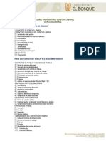 Derecho laboral: principios, contrato de trabajo y relación laboral