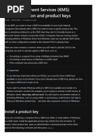 Key Management Services (KMS) Client Activation and Product Keys