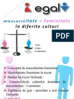 Masculinitate - Feminitate În Diferite Culturi
