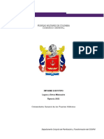 Fuerzas Militares de Colombia Comando General: Informe Ejecutivo Logros y Retos Misionales Vigencia 2021