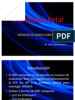 Pruebas de Bienestar Fetal