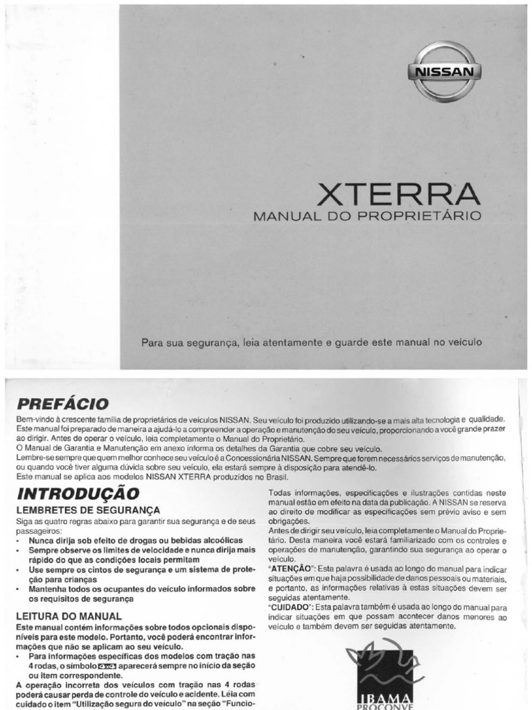 Manual XTerra 2003 - 2004 | PDF