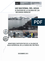 Autoridad Nacional Del Agua: Direccion de Gestion de La Calidad de Los Recursos Hídricos