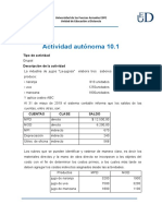 Autonoma 10.1 Costeo ABC