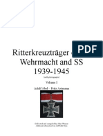 Ritterkreuzträger of the Wehrmacht and SS 1939-1945 Vol I