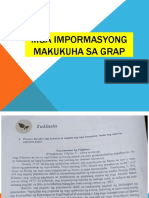Mga Impormasyong Makukuha Sa Grap
